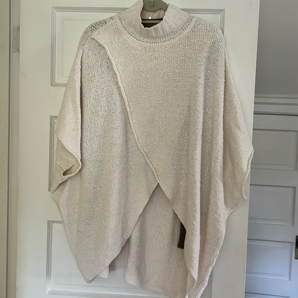 Free People cotton poncho